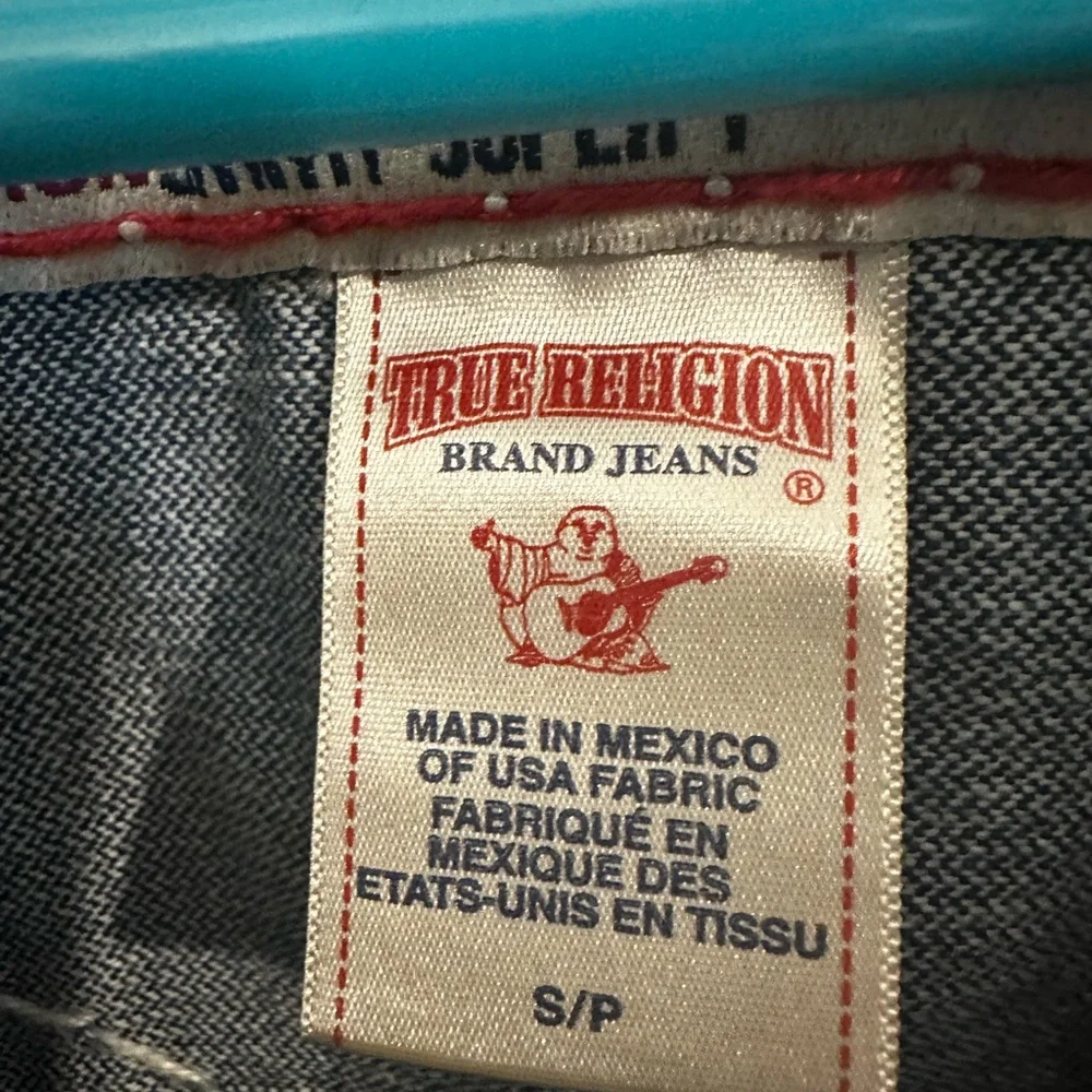 True Religion Indigo Denim Jacket with Contrast Stitching size small - Picture 3 of 7